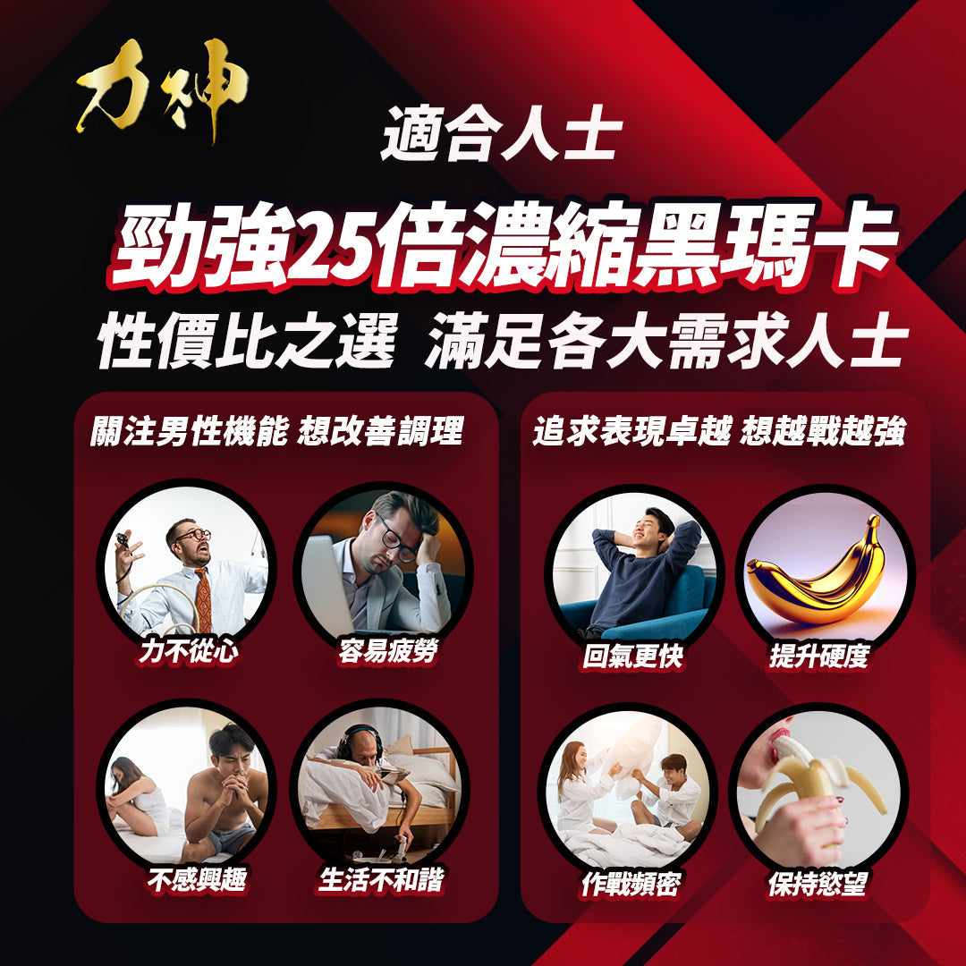 力神 勁強秘魯黑瑪卡（濃縮 25:1配方）-川御 TY Science