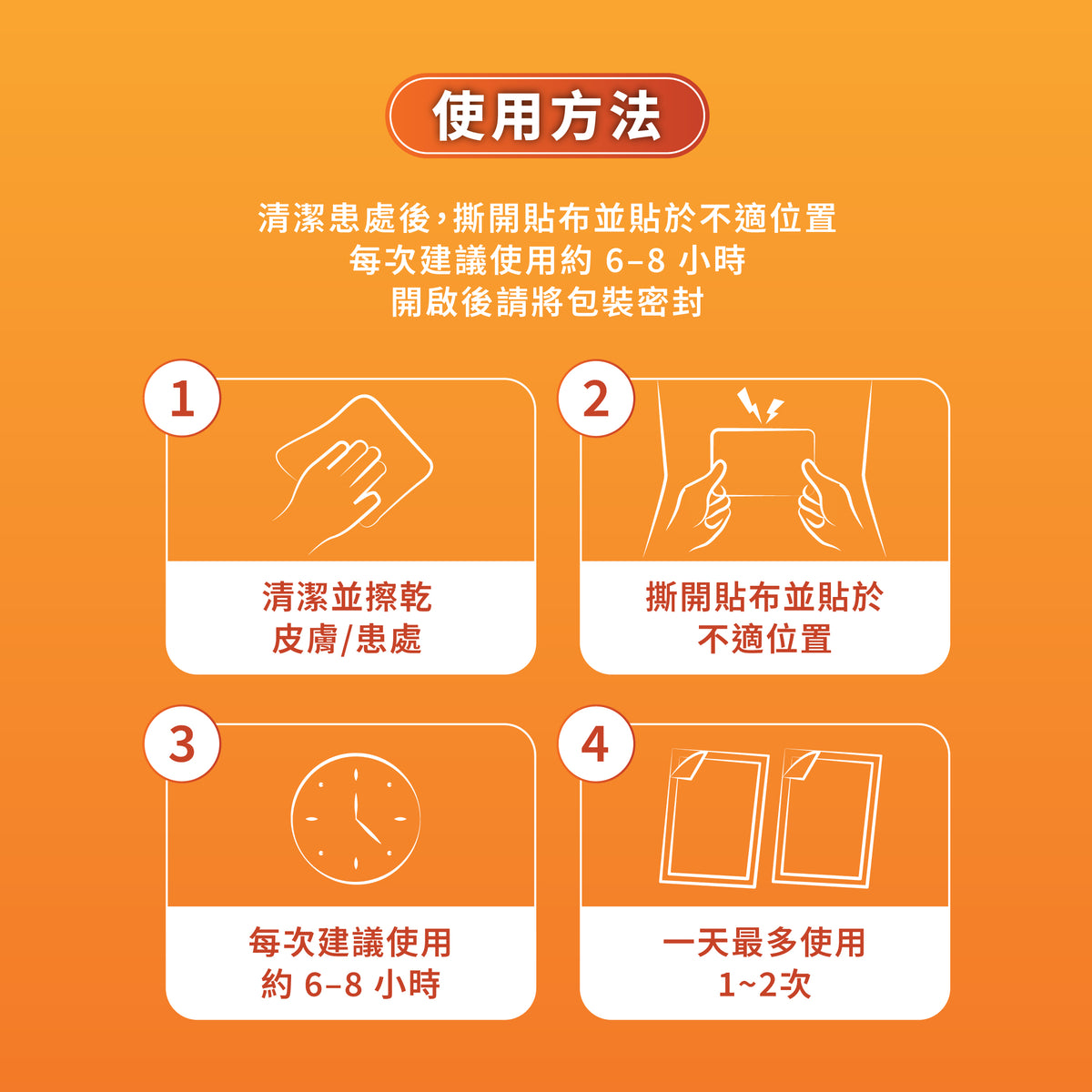森源 熱感痛貼｜產品圖片 6